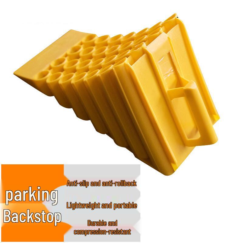 Anti-Roll Large PVC Truck Wheel Chock - Triangle Skid Stopper