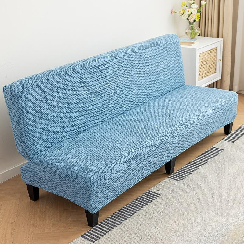 Wrap-Tausch Reinigbar Dekorativ Erhöht Dehnbar Polarfleece Möbelbezug Zuhause Armlos Weiche Haptik Faltbar Banktuch Chaiselongue-Set M