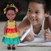 14in Black Baby Doll Nurturing Doll Realistic Handmade Soft African Reborns Toy Child Girl Parenting Game Popular Gift