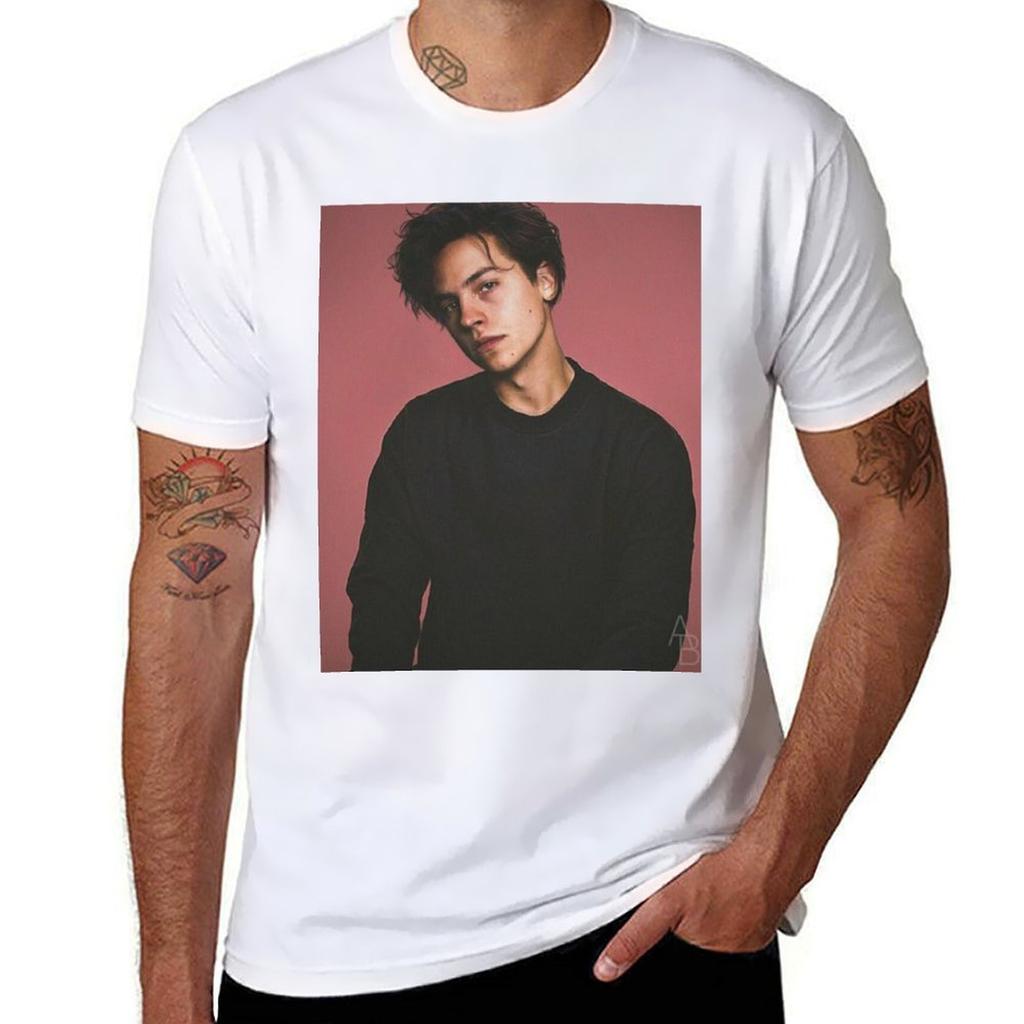 Cole Sprouse Tshirt Casual Pattern Print Tee Shirt Tshirt