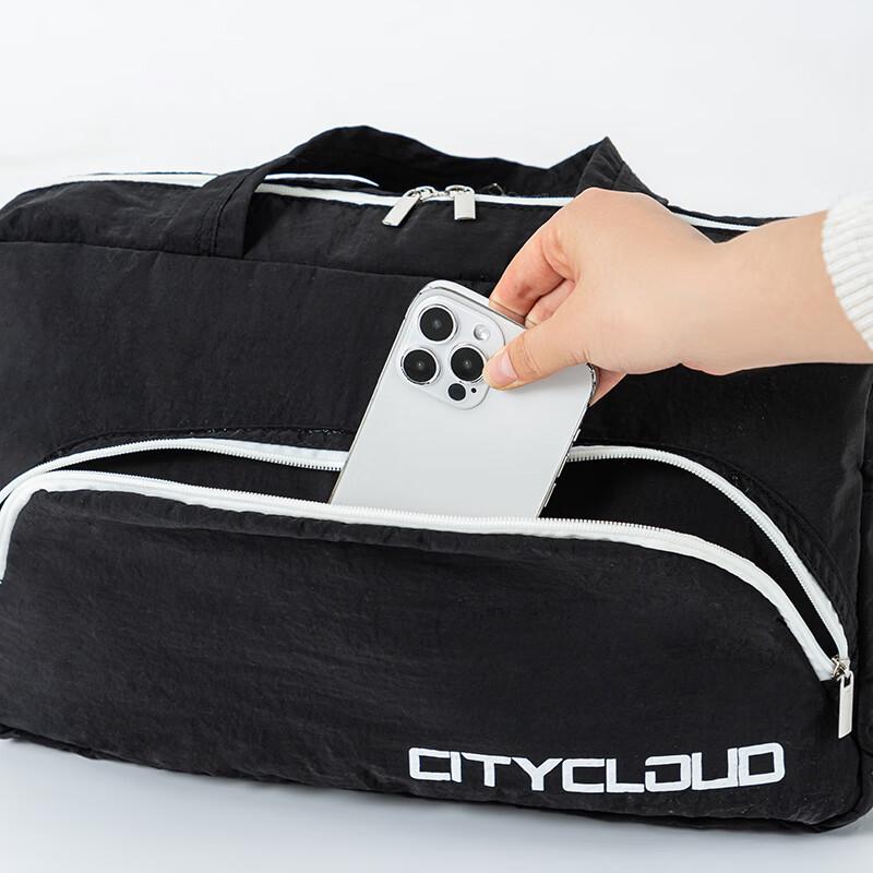 Bonayun Crossbody Swim Bag with Wet And Dry Separation, Large Capacity Handheld Fitness Sports Bag, Waterproof Towel And Swimwear Storage Bag