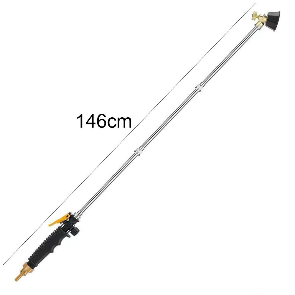 High Output Nozzle Adjustable Spray Wand Brass Barb Connectors Efficient Watering Tool Efficient Watering 146cm