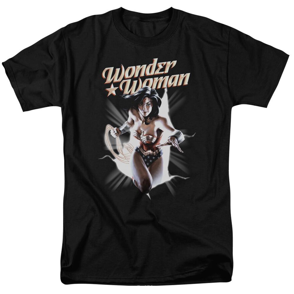 Wonder Woman WW Break Out T Shirt Licensed Comic Book Movie Tee Black XXL