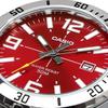 Casio Standard Analog Quartz Men's Watch MTP-VD01D-4BV (Red Metal Band)