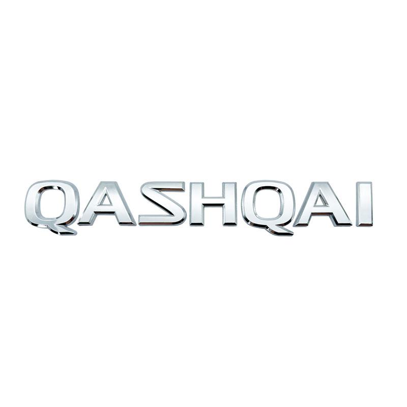 New 3D Car Styling ABS Plastic Car Sticker QASHQAI Letter Logo Car Rear Trunk Body Emblem Sticker Auto Accessories