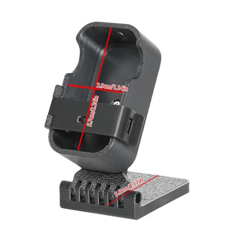 Magnetic Desktop Mount Stand for Dedicated Thumb Sized Panoramic Camera Adjustable Angle ABS Metal Base Black