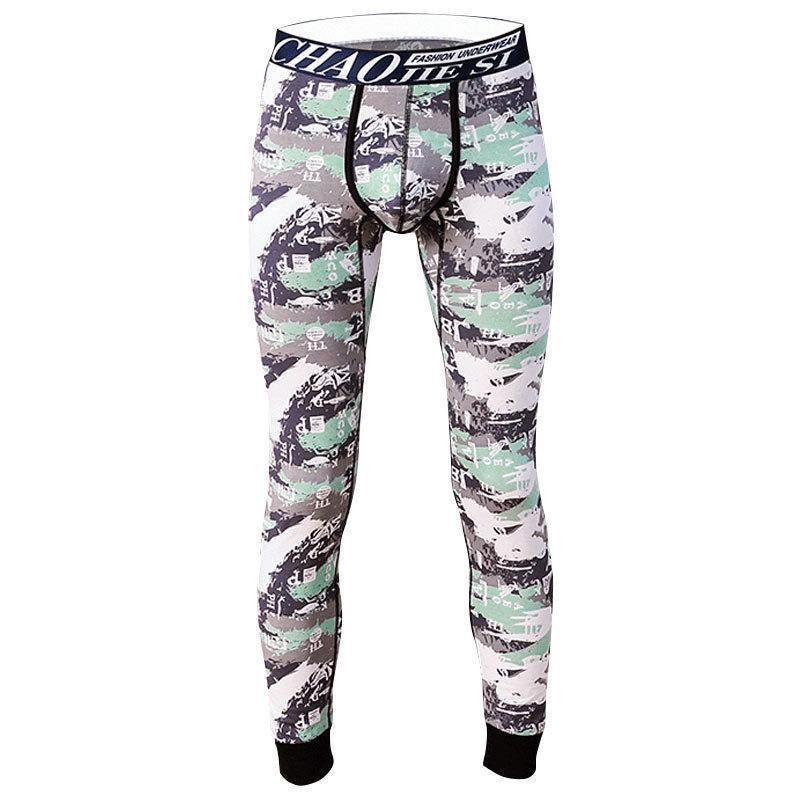 Pánské bavlněné kalhoty slim fit - Hřejivé, trendy podzimní/zimní kalhoty