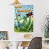Biene Maja Custom Your Name Wall Decor Tapestry Art For Pet Memorial Birthdaywedding Party Backdrop Family Gift