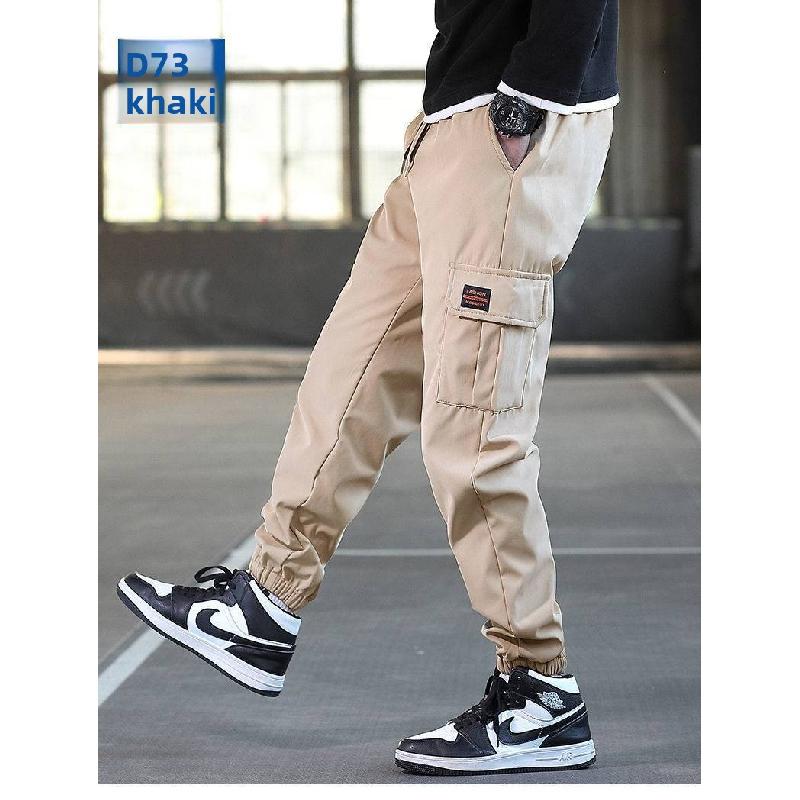 2026 New Spring and Autumn Men's Work Pants, Casual Slim Fit Sports Pants, Harem Jogger Pants
