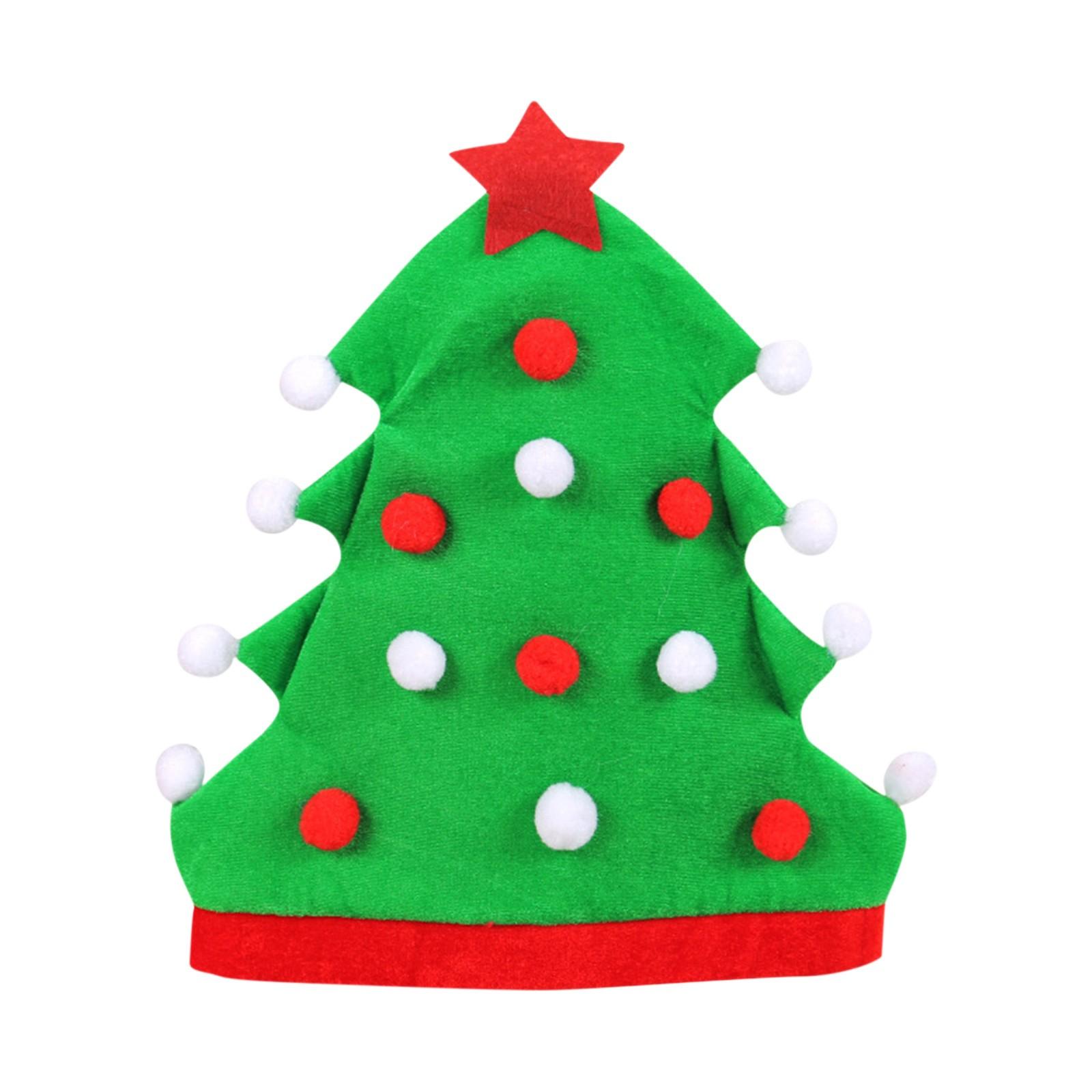 

Вязаная шерстяная рождественская шапка для взрослых зимняя шапка праздничное украшение шапка One Size