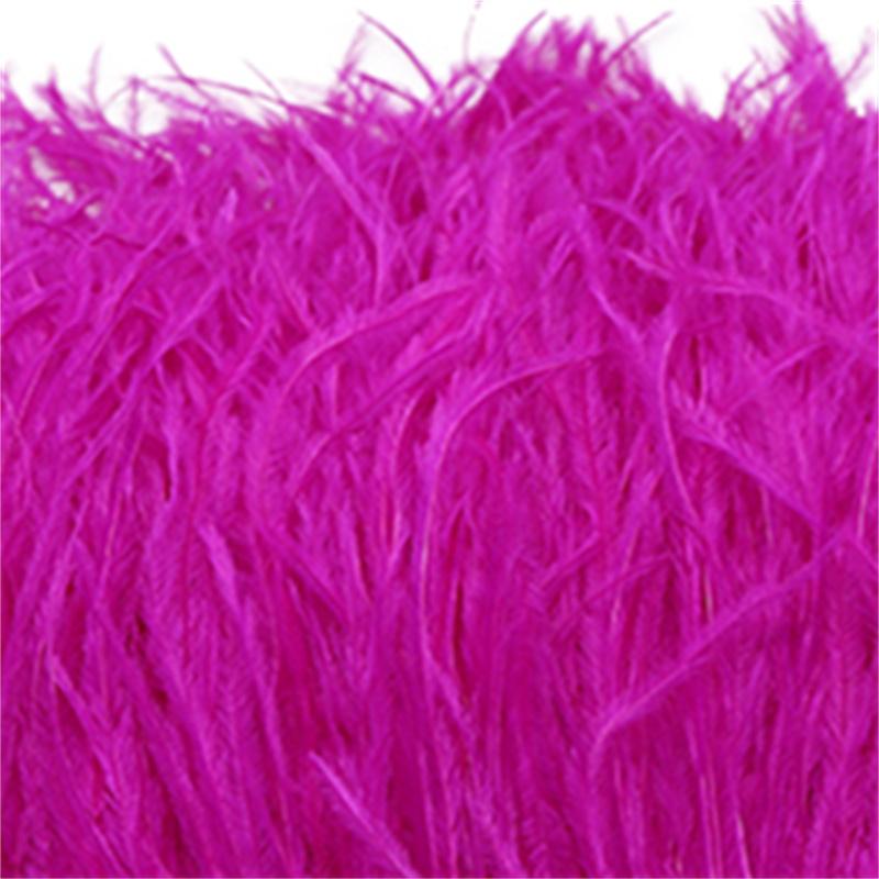 Feather1 Bundle Piume di Struzzo Naturali Filo Colorato 10-15/15-18CM Piumaggio Soffice Per Abiti Borsa Decorazione Artigianato Cucito