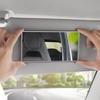 Stainless Steel Car Vanity Mirror Stick On Sun Visor Cosmetic Mirror Seatback Makeup Mirror Auto Accessory CNJHYEHSJ03 Interior Mirrors6