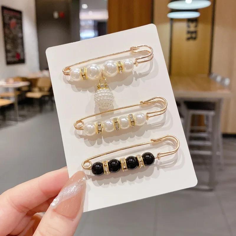 Detachable Metal Brooches for Women Pins Fastener Pants Pin Button Sewing-Free Buckles for Jeans Perfect Fit Reduce Waist
