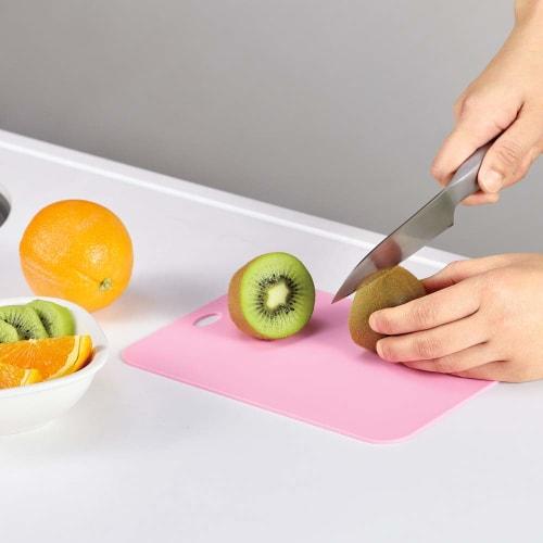 Shimomura Kogyo Full Veggie Smile Weiche Schneideunterlage, Mini, Spülmaschinenfest, FVS-643, Hergestellt in Tsubame-Sanjo, Niigata, Japan