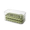 MEIJINJIA Double-Layer 64-Grid Ice Cube Tray with Scoop