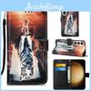 Kitten Reflection The Of The Pu Leather Wallet Flip Photo Frame Case For Iphone Samsung Huawei Honor Xiaomi Redmi Oppo Vivo Google Tcl Infinix