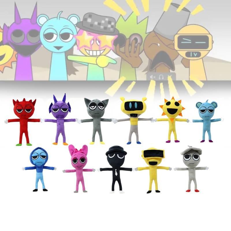 Toy Sprunki Plush Cartoon Gaming Peripherals Holiday Gift Dolls Children Boys