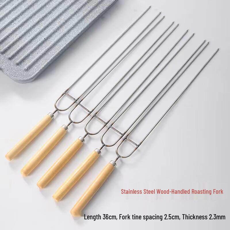304 Stainless Steel BBQ Skewers & Roast Forks