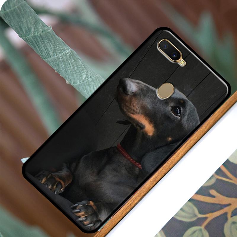 Dachshund Dog Case For OPPO A83 A91 A93 A1K A15 A3S A54 A74 A94 A5 A9 A31 A53 A52 A72 A53S Back Cover