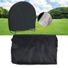Firewood Rack Cover Dustproof Waterproof Sun   Round Outdoor Log Rack Cover for Firewood Storage
