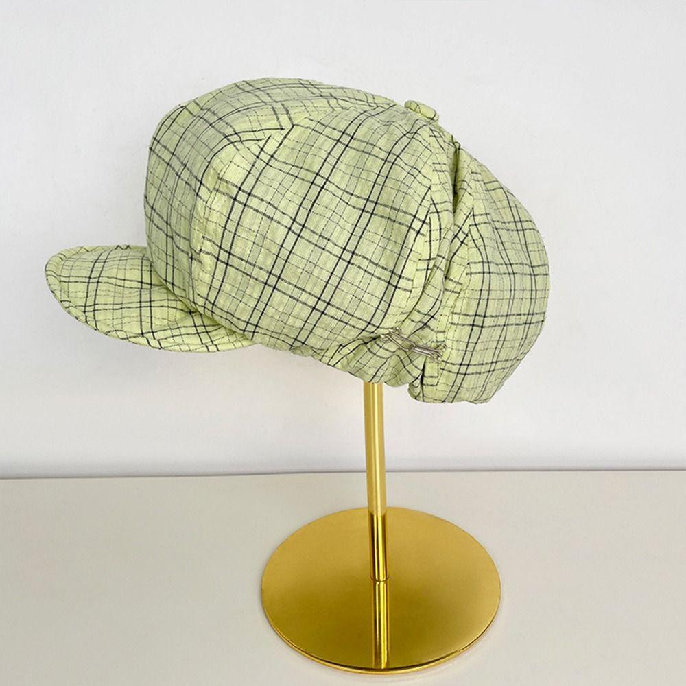Cotton Beret Hats Short-brimmed Painter Hat Fashion Newsboy Hats Women