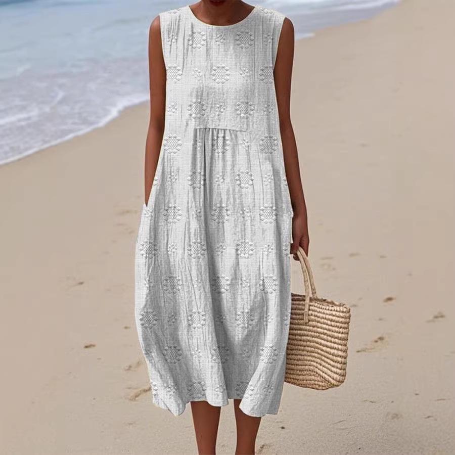 Women's Cross-Border Fashion Slim Fit 3D Print Long Dress
