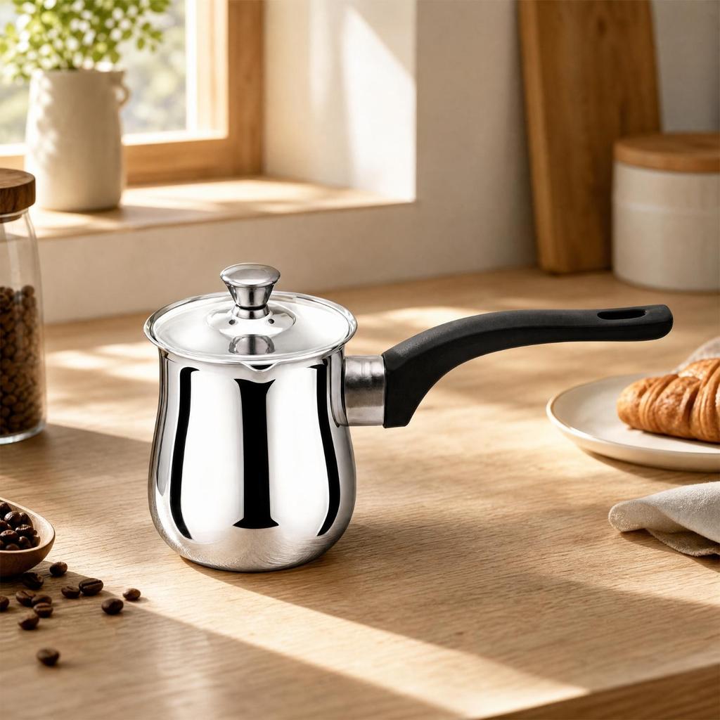 Thickened Stainless Steel Coffee and Tea Pot Food-Safe Teapot Long-Lasting