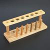 6/8/10 Hole Wooden Test Tube Rack Durable Test Tube Stand Wooden Test Tube Stand  Experiment