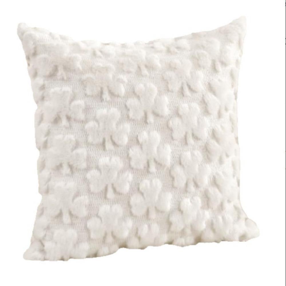 

Clover Pattern Shamrock Cushion Cover Green Pillowcase Bedroom Style D