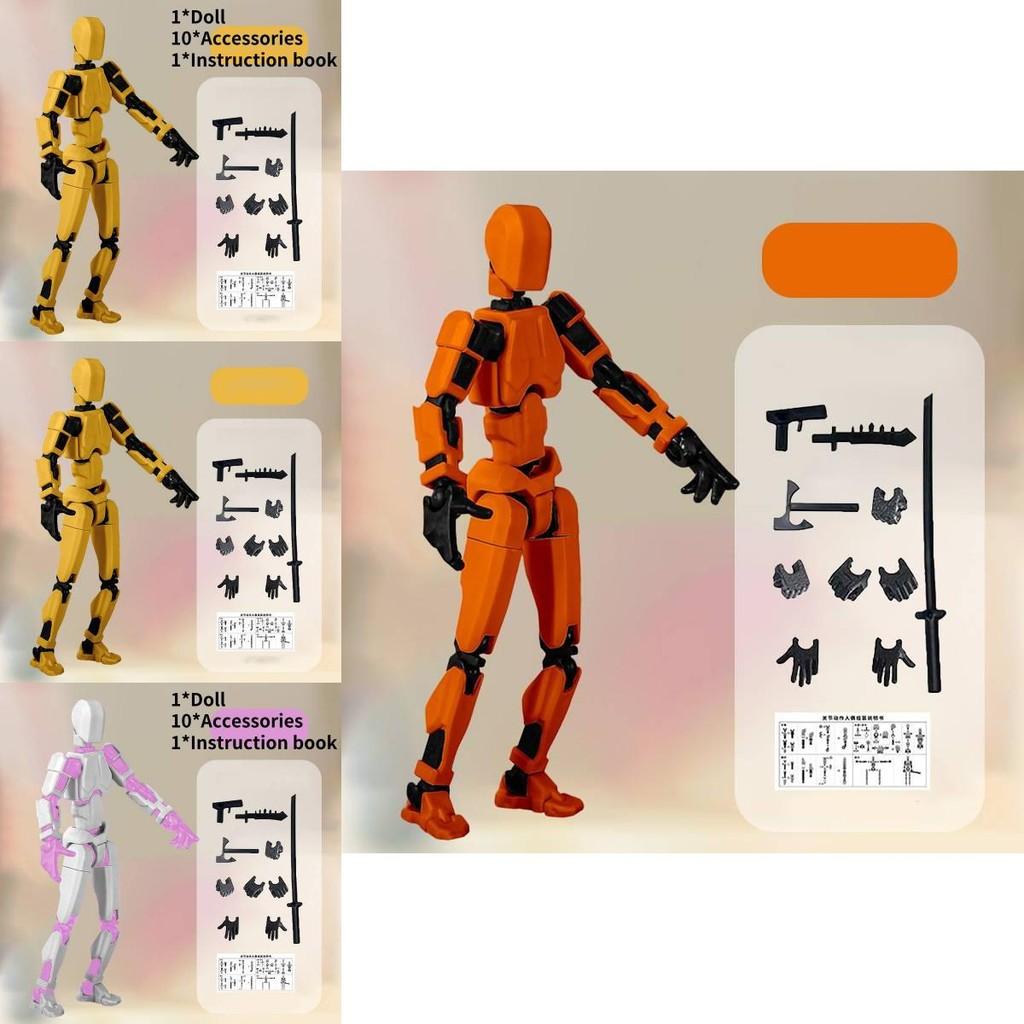 Versatile Jointed Figurine Stress Relief Toy Perfect For Creative Diy Enthusiasts