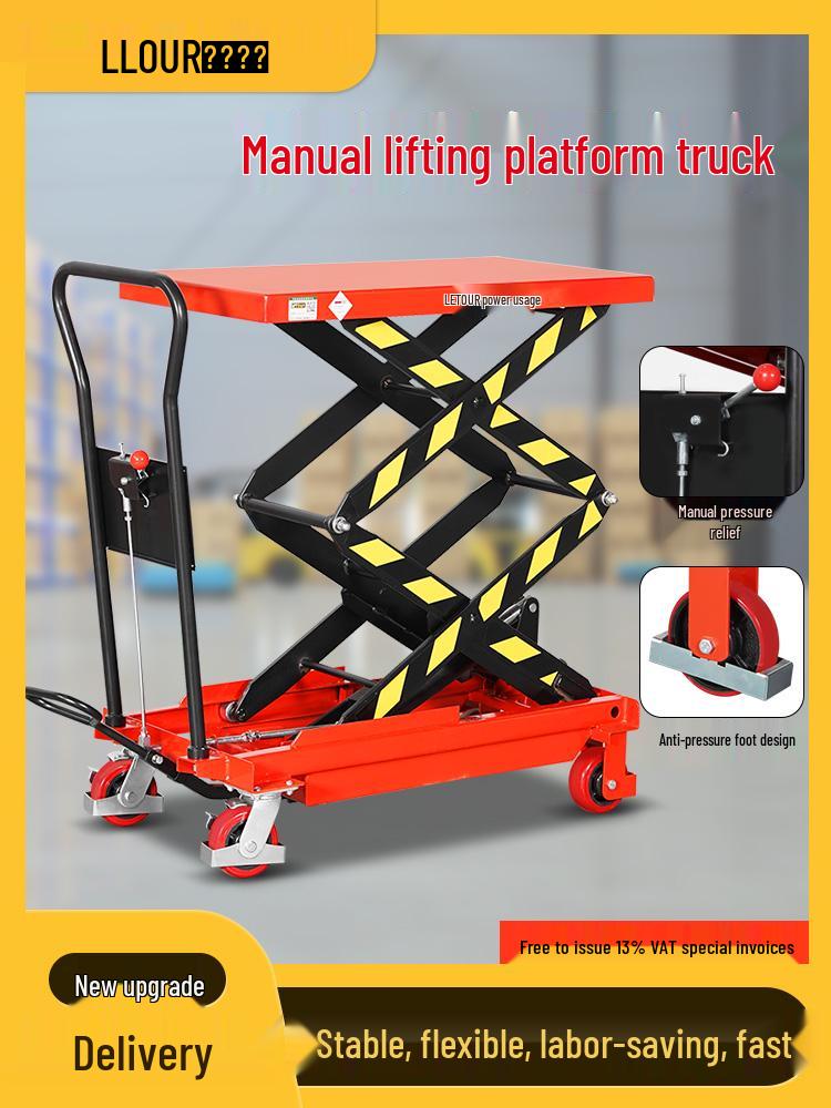 Lituo Zhongyong Electric Hydraulic Mobile Lift Platform Cart