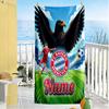Bayern Munich Fan Poster Customize Your Name Beach Towel Quick-Dry Soft Microfiber