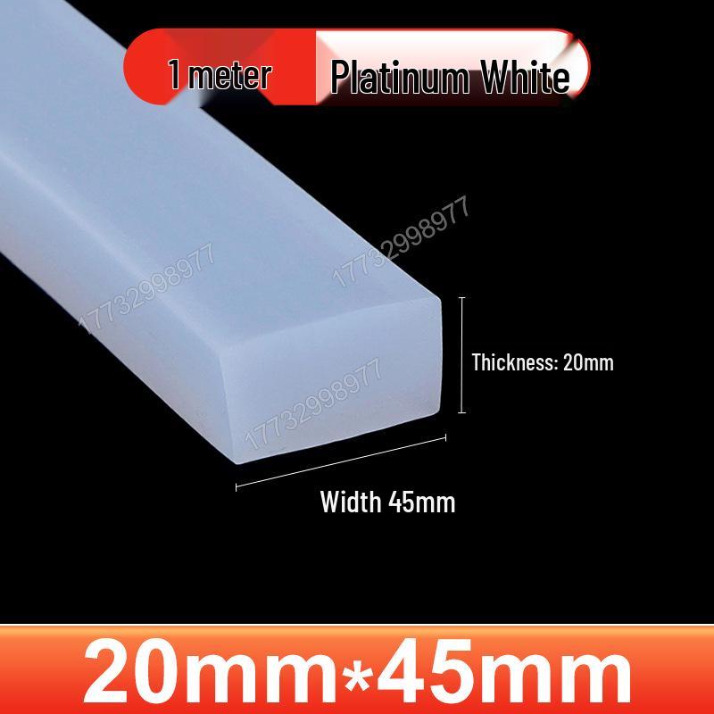 High-Temperature Resistant Transparent Silicone Rubber Sealing Strip