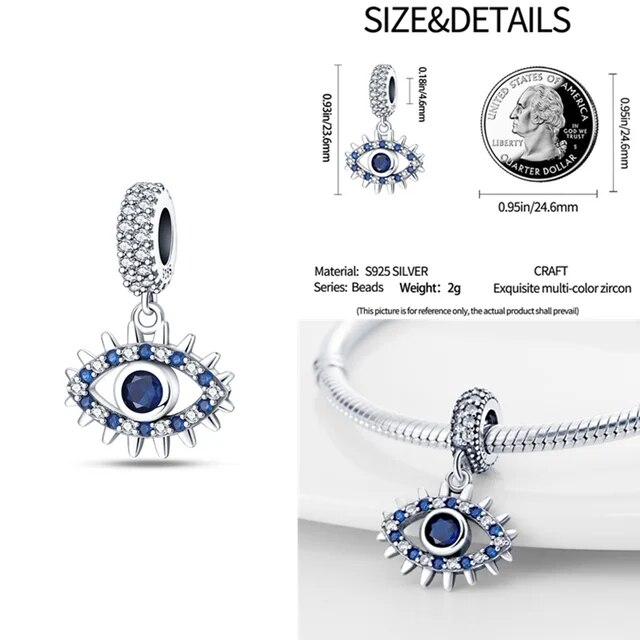 Charms Fit Original Bracelet Real S925 Sterling Silver Beads Luminou Pendants Firefly Ocean Series Dangle Fine Jewelry