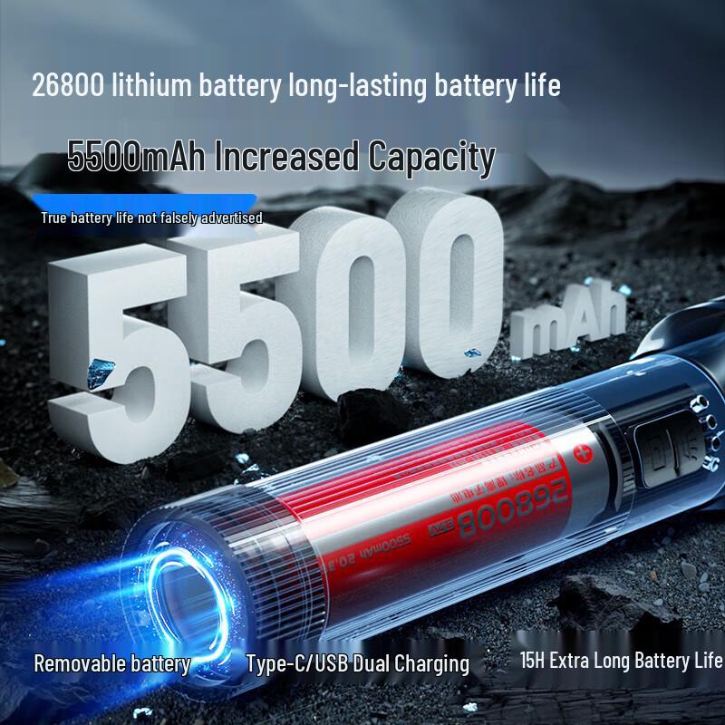 TCL Tactical Super Bright Rechargeable Flashlight