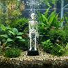 3D Printed Dancing Skeleton Aquarium Bubbler Plastic Fish Tank Bubbler  Halloween Decor