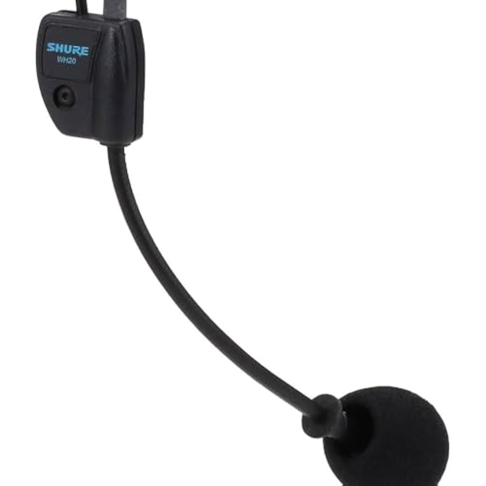 Shure Shure WH20XLR Dynamic Headworn Microphone Unidirectional XLR Connection [Domestic Genuine P...