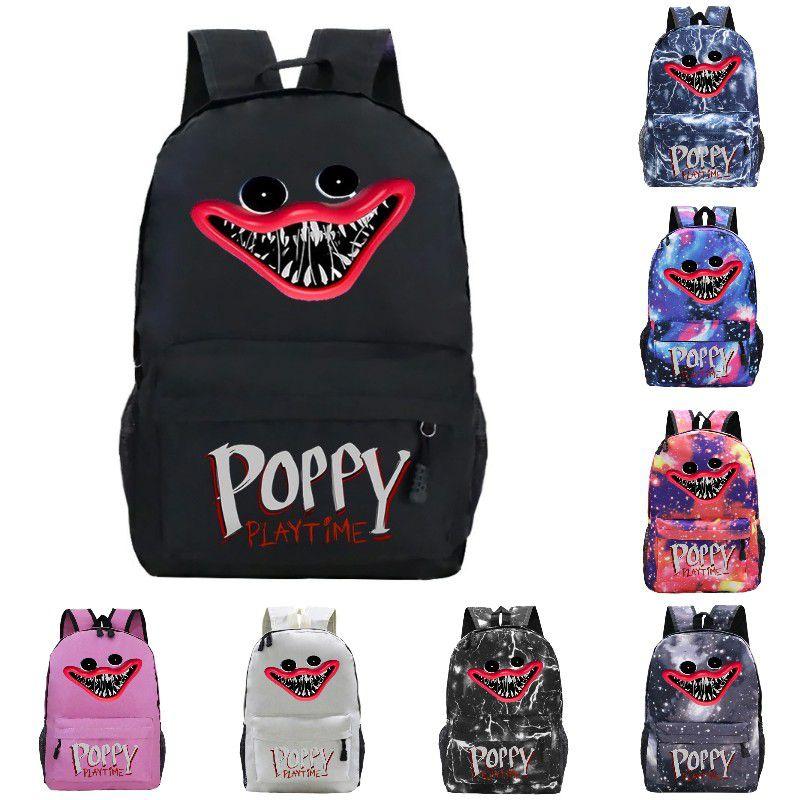 Poppy Playtime Backpack For Kids High Capacity And Breathable School Bag For Boys And Girls