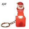 Christmas Gift for Adults Santa Claus Luminous Voice Keychain, Type?C Rechargeable Fidget Toy, Shape Key Holder Portable LED Light Pendant