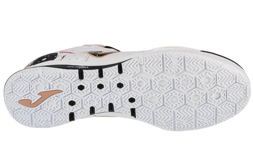 Joma Top Flex Rebound 24 TORS IN, Męskie białe buty do piłki halowej