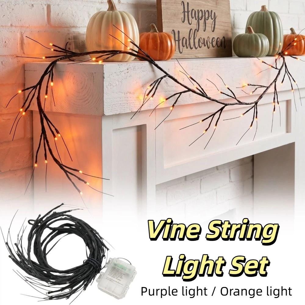 Imitation Twig Halloween Ghost Festival Lighting Bat Twig Lights  Spooky Decorations