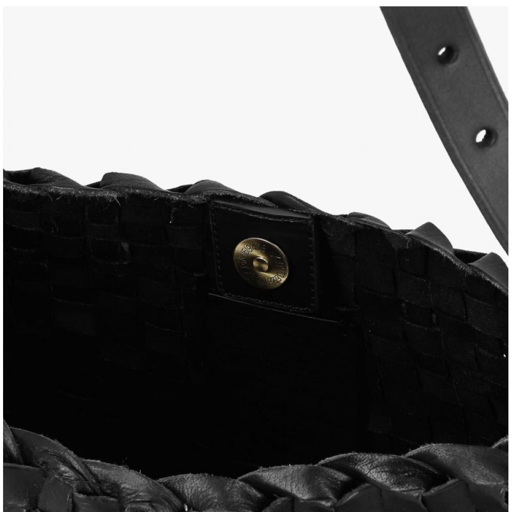 Dragon Diffusion Hobo Selvedge Shoulder Bag 8170 Black