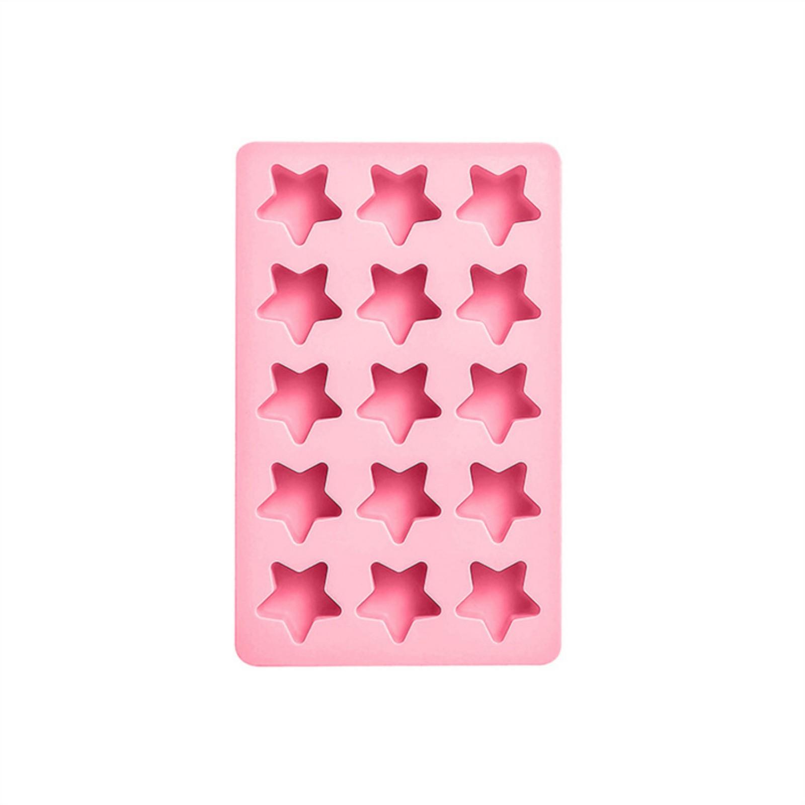 

Star Shaped Ice Cube Tray Mold Flexible Silicone Material for Baking Candy Chocolate Making and Ice Cubes with Multiple Cavities One Size