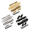 Saddle Bridges with Studs Practical Tailpiece Bridge Roller Saddle Bridge Portable Guitars Replacement Bridge Kit