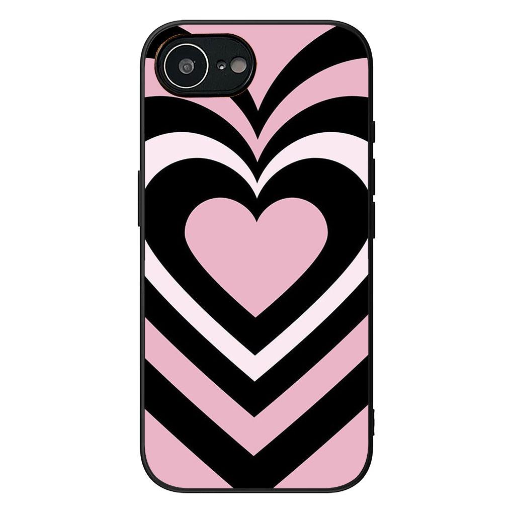 Cover for Samsung Galaxy S22 S21 S20 FE Ultra Plus A35 A36 A55 A37 A33 A34 A57 Coque Phone Case Pink Star Dark Red Heart Love
