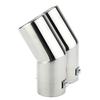 Muffler Tips For VW Golf 4 Bora Jetta Car Exhaust Tail Pipe Dual Pipes Stainless Steel Exhaust Tailpipes