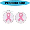 10Pcs Cancer Awareness Brooch with Back Clasp Pink Metal Ribbon Pins Awareness Lapel Pin for Clothing Dress Jackets Hat