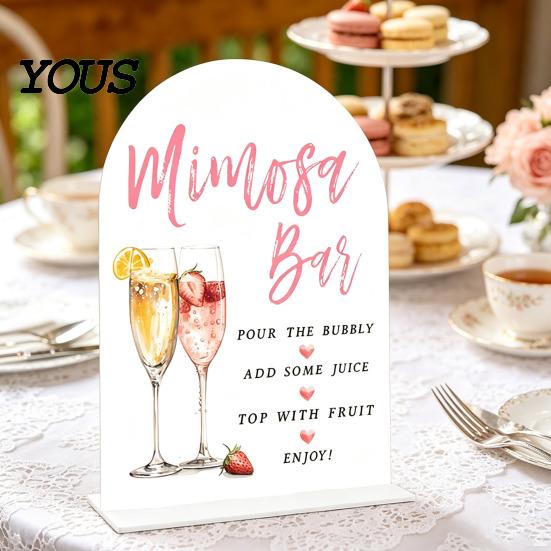 Table Number Plates Arch Wedding Numbers, 1-10 Place Cards with Stands, Holders Clear Acrylic Signs for Receptions, Parties, Anniversaries,