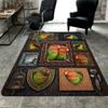 Parrot Portrait Gallery Pattern Rug Floor Mat for Living Room or Bedroom Soft and Comfortable Carpet a Gift for Birthday and Holiday.