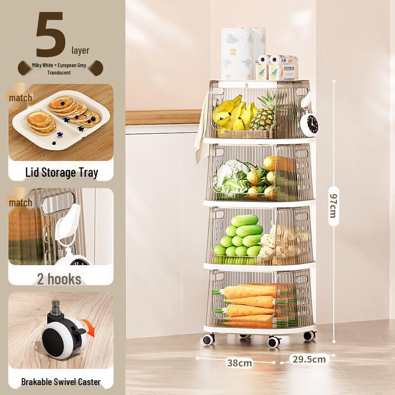 Yeya 5-Layer Tree Hole Storage Basket